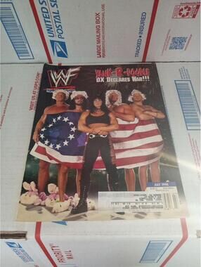 Original WWF WWE Vintage Wrestling Magazine DX Chyna July 1998 ~ Cb51